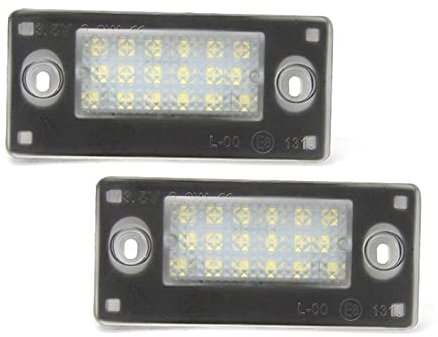DEMUR LIGHT Number License Plate Light, for Audi, for A4 S4 Avant 1999-2001, for RS4 B5 A3 2001-2003 Canbus OEM 8D9943021G Car Registration Plate Bulb