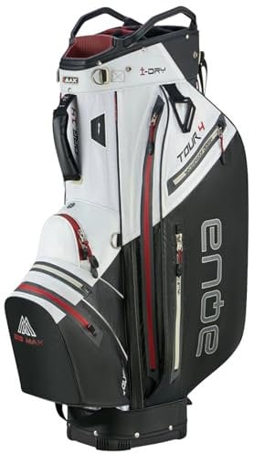 Big Max Aqua Tour 4 Cartbag (Weiß/Schwarz/Merlot)