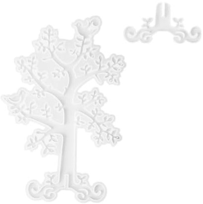 VILLFUL Silikonform Baumform Für Schmuckständer Schmuck Lagerung Ohrringständer Epoxyharz Casting Formen Schmuckständerform Schmuckständerform Ohrringständerform