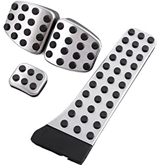 DEMULAX Zubehör, for Mercedes-Benz, AMG MT Mechanical CES GLK SLK CLS SL W222 R172 R231 W204 X204 W218 Aufkleber for Brems- und Kupplungspedal Auto-Pedalabdeckungen(Style2)
