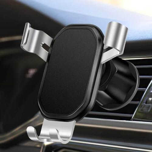 Mhfdpp KFZ Handy Halterungen für Mercedes-Benz AMG GT 4-Door Coupe AMG ONE, Lüftungsschlitze Handyhalter Einstellbar 360° Drehbar EIN-Knopf-Release Stabilerem Hakenclip,Frosted-Silver