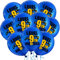 Cxryrzhe 10Pcs Blue Video Game 9th Birthday Balloons 12 Latex Blue Gaming Balloons Game Themed 9th Birthday Party for Boys Teens Player Birthdays Party Supplies Decorations Balloons