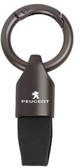 DYQCD 1 Stück Auto Kreativer Schlüsselanhänger für Peugeot 207CC 3008 307CC 308CC Metalllegierung Autoschlüsselanhänger Emblem Abzeichen Karabiner Zubehör
