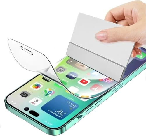 Stejnhge [2 Pieces] Hydrogel Screen Protector for iPhone 14 Pro Max, TPU Protective Film, Soft Screen Protector [HD] (NOT Glass)