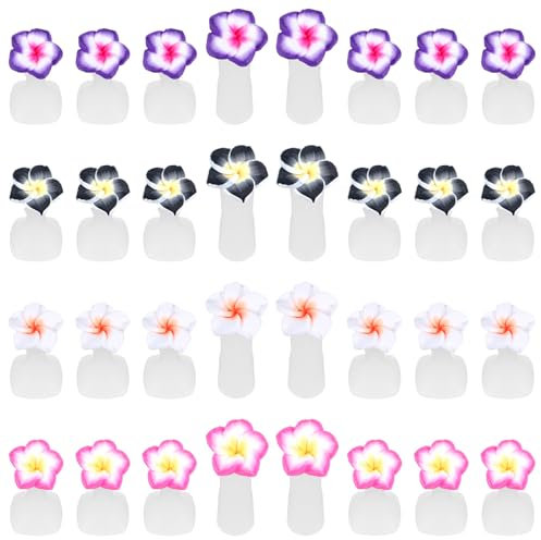 32 Pieces Silicone Toe Separators Cute Toe Separators for Pedicure Comfortable Toes Spreaders Toes Dividers Manicure Pedicure Tools for Nail Salon Nail Art Accessories