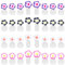 32 Pieces Silicone Toe Separators Cute Toe Separators for Pedicure Comfortable Toes Spreaders Toes Dividers Manicure Pedicure Tools for Nail Salon Nail Art Accessories