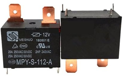 2 uds MPY-S-112-A aire acondicionado calentador de agua placa base relé 12V 25A