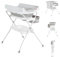Cangaroo baignoire pour bébé Table à langer Como 2 en 1 pliable matelas à langer, coloris:gris