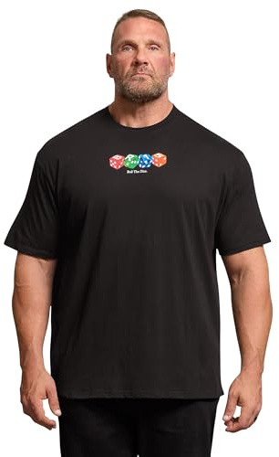 BadRhino Big & Tall Dice Graphic T-Shirt - Men's - Plus Size Curve