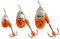 cuillers mepps aglia e Argent/Orange