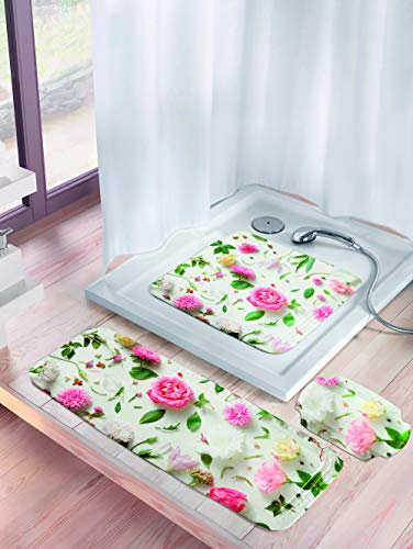 Kleine Wolke Wanneneinlage Rosalie, 36 x 92 cm, Multicolor
