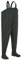 vidaXL Wathose Grün Gr. 43 Anglerhose Angelhose Teichhose Watstiefel Stiefeln