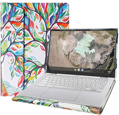 Alapmk Protective Case For 14 ASUS Chromebook C425/Chromebook Flip C433TA & Lenovo Yoga Slim 7 14IIL05/Ideapad Slim 7 14IIL05 & Dell Latitude 7410 7420/Latitude 7410 7420 2-in-1 Laptop,Love Tree