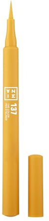 3INA MAKEUP - The Color Pen Eyeliner 137 - Gelb Flüssiger Eyeliner - 10h Langhaltende Matte Eyelinerstift mit Präzision Spitze- Hochpigmentiert Flüssig liner - Vegan - Cruelty Free