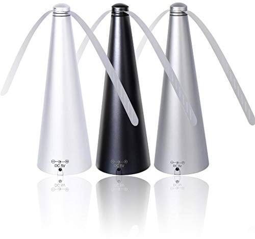 Haishell 3 Pcs Fliegenschutz-Fan Fliegenabweisender Ventilator Tragbarer Fliegenschutzventilator Fly Repellent Fan Insekten fliegenventilator für Innen-Außenbereich