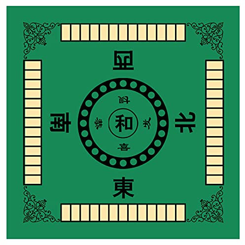 Uziqueif Mahjong Brettspiel Matte Tischdecke, Poker Tischdecke, Mahjong Tischdecke Tischplatte Matte für Poker Kartenspiele Brettspiele Fliesenspiele Domino Und Mahjong