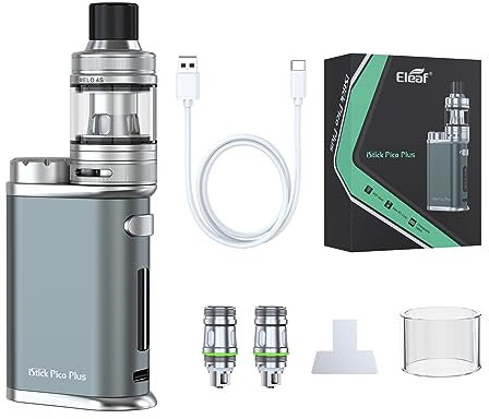 iStick Pico Plus mit Melo 4S - E-Zigaretten Set - maximal 75 Watt - 4 ml Tankvolumen - von Eleaf - Farbe: grau