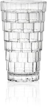 RCR Set di 6 bicchieri Bibita Stack in Luxion, Servizio da Tavola Elegante, 100% Made in Italy, Capacità 38,8 cl