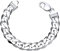 Panzerarmband 925 Sterling Silber 12mm breit Herrenarmband von JEWLIX 25cm