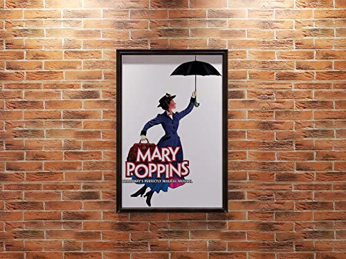The House of Ember Mary Poppins Beste UK Musiktheater Poster auf 250 g/m² Druckmaterial, Kunstkarte, A3