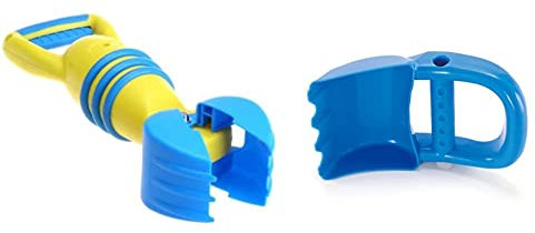 Hape E4007 Grabber (Yellow) & HAP-E4019 Sand Toy, Blue