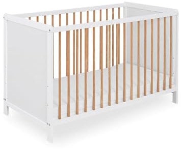 Kindsgard Kinderbett godnat 70 x 140 cm Bicolor - Kiefernholz - Mit Lattenrost - Rausfallschutz Kinderbett - 3-fache Höhenverstellbarkeit