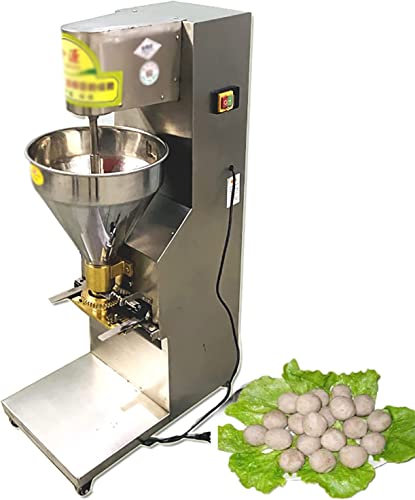 HACSYP Máquina for Hacer albóndigas, Máquina for Hacer albóndigas eléctrica Comercial, Máquina for Hacer albóndigas automática de Acero Inoxidable, for supermercados Restaurantes
