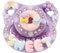 CutiePlusU Adult Sized Schnuller für Erwachsene-Big Shield DIY Handmade - Donut Violett