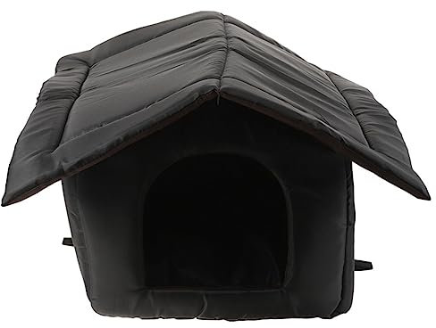 minkissy Mehrzweck-unterschlupf für Katzen und Hunde Warmes Haustier-außenhaus