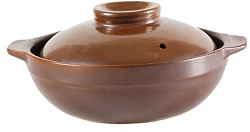 Zerodeko cazuela de cerámica olla pequeña con tapa utensilios de cocina de cerámica cazuela de cocina ollas pequeñas para cocinar fideo de arroz cacerola olla de cerámica horno