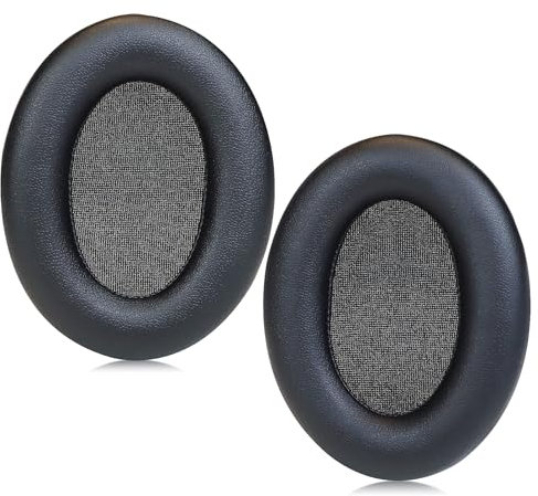 SINOWO Earpads Replacement for Sony WH-1000XM3 (WH1000XM3) Over-Ear Headphones,Ear Pads Cushions with High-Density Noise Isolation Memory Foam,Soft Protein Leather-Black