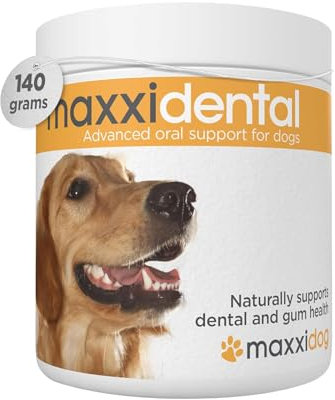 maxxipaws maxxidental Advanced Oral Support Powder Supplement – Dental & Gum Care for Dogs, 140g