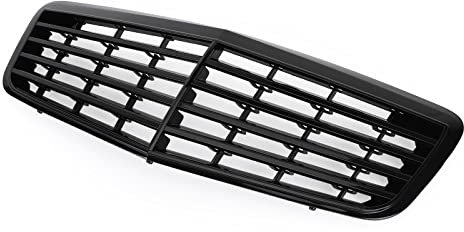 Auto Kühlergrill Schwarz Für Benz W211 E350 500 2007 2008 2009 Für AMG Frontgrill Grill Glanz Auto Zubehör Auto Frontgrill