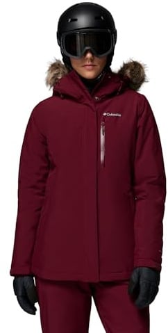 Columbia Ava Alpine II Isolationsjacke, Wärmeisolierung, Atmungsaktives Material, Wasserdicht, Verstellbare Details, Abnehmbares Kunstfell, Praktische Taschen - Damen