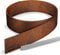 IRKA 1011-004 – Rasenkantenband – 1 mm stark – Cortenstahl – robuste Beeteinfassung – Höhe 15 cm – Länge 5 m