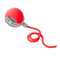 Interactive Cat Ball Toy with Rope Tail, Red