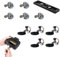 Z‌zcy Tornillo D-Ring 1/4 para Cámaras 10 Piezas Kit‌ Tornillo Adaptador Para Correa De Cámara De 1/4 Compatibles con Trípodes, DSLR, Placas Liberación Rápida y DJI Mini 3 Pro‌