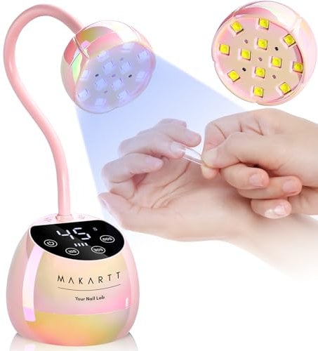 Makartt UV Nail Lamp Rechargeable LED Gel Nail Lamp