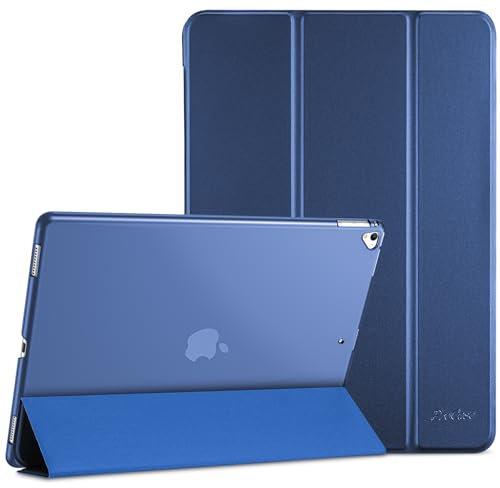 ProCase Funda inteligente para iPad Pro 12.9 de 1ª y 2ª generación (modelos 2015 y 2017), funda con soporte para apagado y encendido automático, azul oscuro
