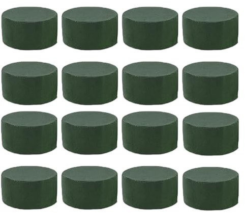 Mousse Florale, 12pièces Mousse pour Fleurs artificielles, Bloc demousse Florale Wet Brick, Bloc demousse Rond pourfleurs fraîches, Accessoires de Composition Florales, pour Mariage