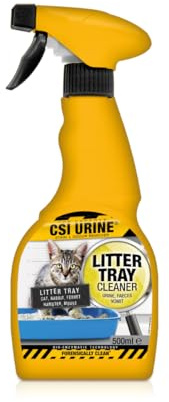 CSI Urine Litter Tray Cleaner 500ml – Enzymatic Odour & Stain Remover for Cats