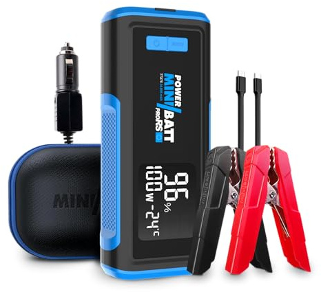 Arrancador de batería MiniBatt proRS 24.000 mAh PD100W para Motores Gasolina y diésel hasta 8.000 CC