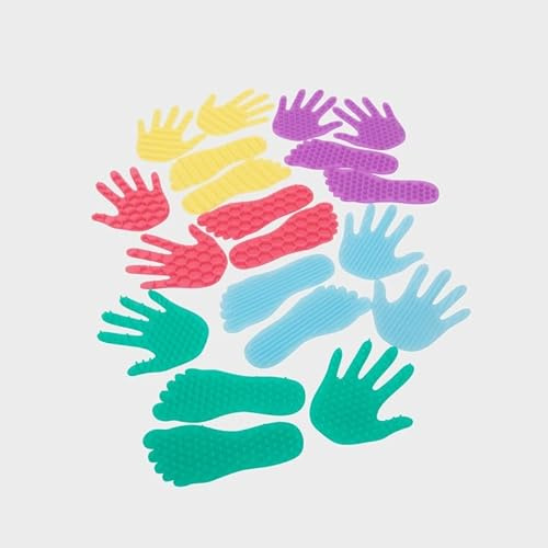 tickit SiliShapes Hand & Füße - Silikon Touch Form für Bewegung, sensorisches Spiel und motorische Entwicklung, ideal für aktives frühes Lernen