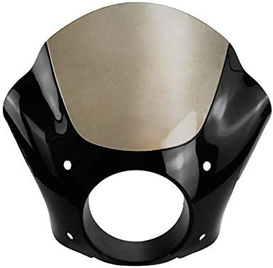 HDBUBALUS Svart strålkastare Gauntlet Fairing med avtryckare låsfäste för Harley Sportster 1200 883