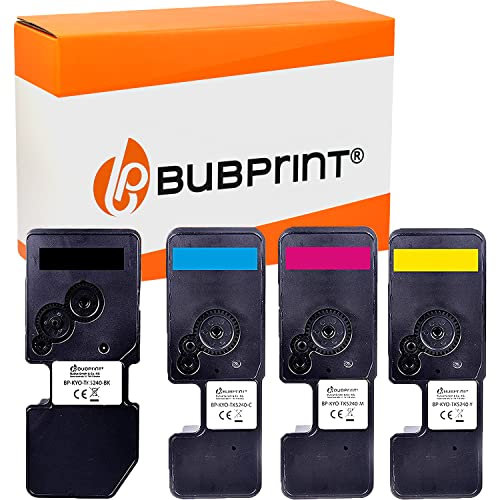 Bubprint 4 Toner kompatibel als Ersatz für Kyocera TK-5240 TK5240 für Ecosys M5526cdw M5526cdn P5026cdw P5026cdn TK 5240 Schwarz Cyan Magenta Gelb Multipack