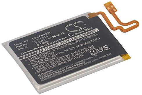 Battery For APPLE A1446, iPod Nano 7, iPod Nano 7th,