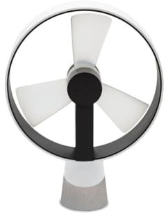 Air and Me, Tischventilator AIRAIN weiß | Ultra-leiser Tischventilator mit einem Geräuschpegel von 25 dB, Luftdurchsatz von 778 M3, geeignet für Räume mit max. 12 m².