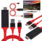 DragonTrading MHL Câble TV USB 3.1 Type-C vers HDMI 1080p HD pour adaptateur HDMI 4K HD vidéo numérique