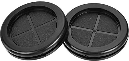 sourcing map Rubber Grommet Round Double-Sided Mount Dia 50 mm for Wire Protection 4pcs