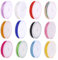YUTOU 12 Rollen Nylonfaden Nylonschnur 0,8 mm * 10 M farbigen Sicken Faden Schnur Nylon Perlschnur Knotenschnur für DIY Armband Halskette Schmuck Handwerk(12 Farben)